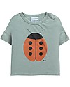 Bobo Choses Maglia a Maniche Corte - Coccinella - 100% Cotone Bio T-shirt