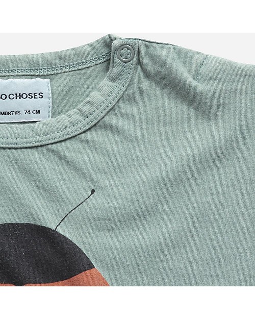 Bobo Choses Maglia a Maniche Corte - Coccinella - 100% Cotone Bio T-shirt