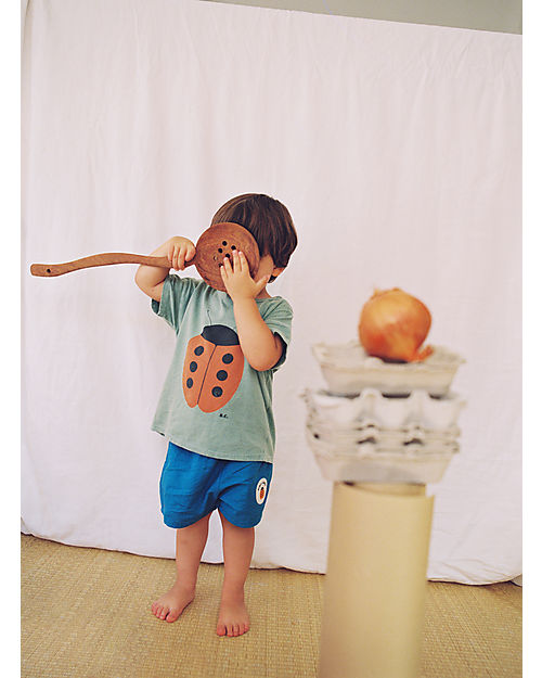 Bobo Choses Maglia a Maniche Corte - Coccinella - 100% Cotone Bio T-shirt