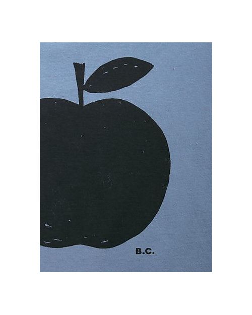 Bobo Choses Maglia a Maniche Corte - Poma - Blu - 100% Cotone T-shirt
