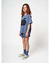Bobo Choses Maglia a Maniche Corte - Poma - Blu - 100% Cotone T-shirt