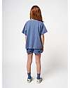 Bobo Choses Maglia a Maniche Corte - Poma - Blu - 100% Cotone T-shirt