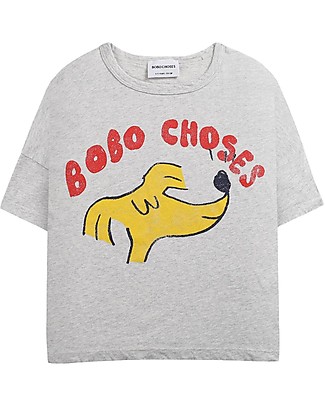 Bobo Choses Maglia a Maniche Corte - Sniffy Dog - 100% Cotone Bio T-shirt