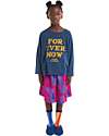 Bobo Choses Maglia a Maniche Lunghe - Forever Now - Blu - 100% Cotone Organico Maglie Manica Lunga