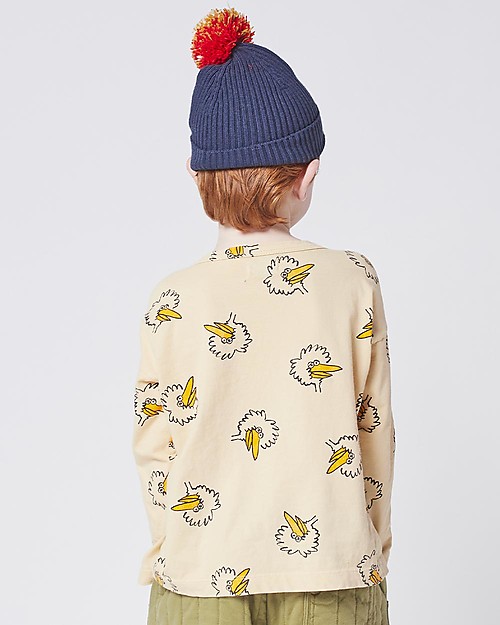 Bobo Choses Maglia a maniche lunghe Pennuto - Giallo soia - 100% Cotone organico Maglie Manica Lunga