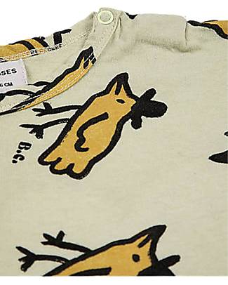 Bobo Choses Maglia Manica Corta Mr. Birdie - Verde Chiaro - 100% Cotone Organico T-shirt