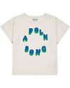 Bobo Choses Maglia Maniche Corte A Folk Song - Panna - 100% Cotone Bio T-shirt
