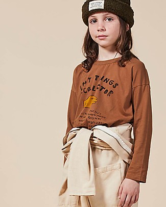 Bobo Choses Maglia Maniche Lunghe Lost Things Recollector - 100% Cotone Bio Maglie Manica Lunga
