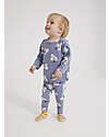 Bobo Choses Maglia Maniche Lunghe - Mouse - All Over Celeste - 100% Cotone Bio Maglie Manica Lunga