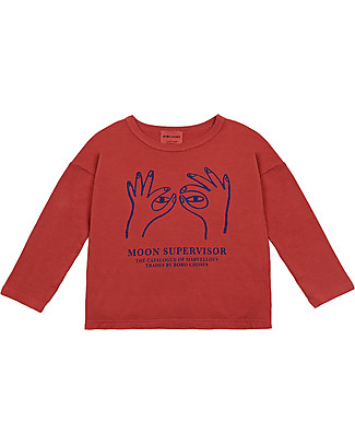 Bobo Choses Maglia Maniche Lunghe Osservatore della Luna - 100% Cotone Bio Maglie Manica Lunga