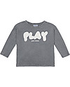 Bobo Choses Maglia Maniche Lunghe Play - Grigio - 100% Cotone Bio Maglie Manica Lunga