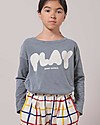 Bobo Choses Maglia Maniche Lunghe Play - Grigio - 100% Cotone Bio Maglie Manica Lunga