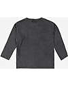 Bobo Choses Maglia Maniche Lunghe The Party - Grigio Scuro - 100% Jersey di Cotone Bio Maglie Manica Lunga