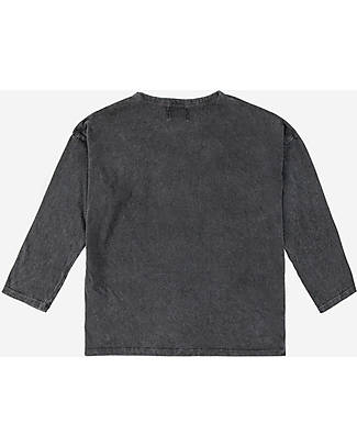 Bobo Choses Maglia Maniche Lunghe The Party - Grigio Scuro - 100% Jersey di Cotone Bio Maglie Manica Lunga