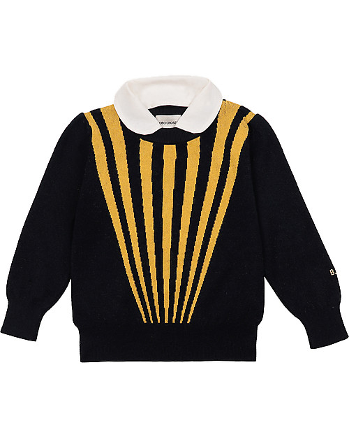 Bobo Choses Maglione aRighe con Colletto - Elegante e Geniale! Maglioni