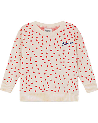 Bobo Choses Maglione Bimbo a Pois - Lavorato a Maglia Maglioni