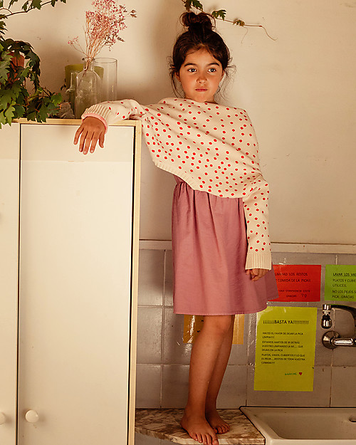 Bobo Choses Maglione Bimbo a Pois - Lavorato a Maglia Maglioni