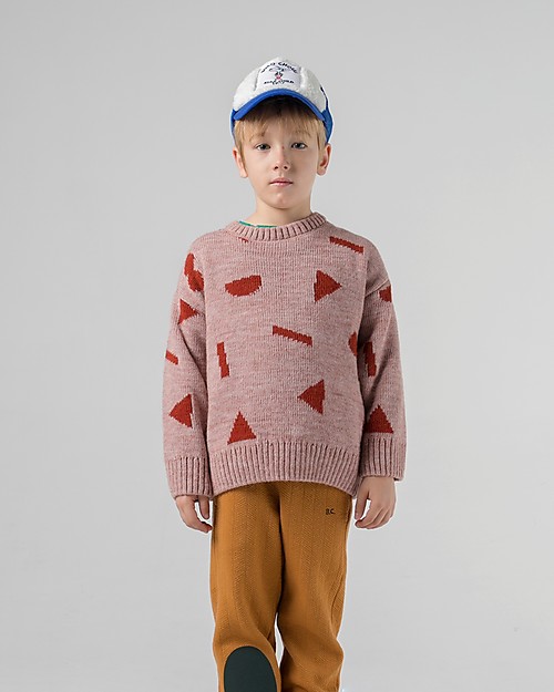 Bobo Choses Maglione Jaquard, Stuff - Punto a Maglia a Disegno Geometrico! Maglioni