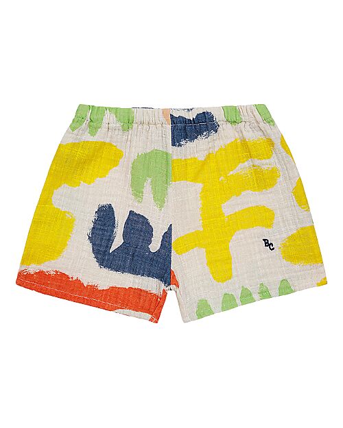 Bobo Choses Pantaloncini Corti Baby Carnival - Panna - 100% Cotone Pantaloni Corti