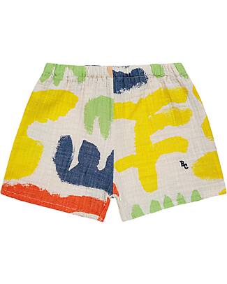 Bobo Choses Pantaloncini Corti Baby Carnival - Panna - 100% Cotone Pantaloni Corti