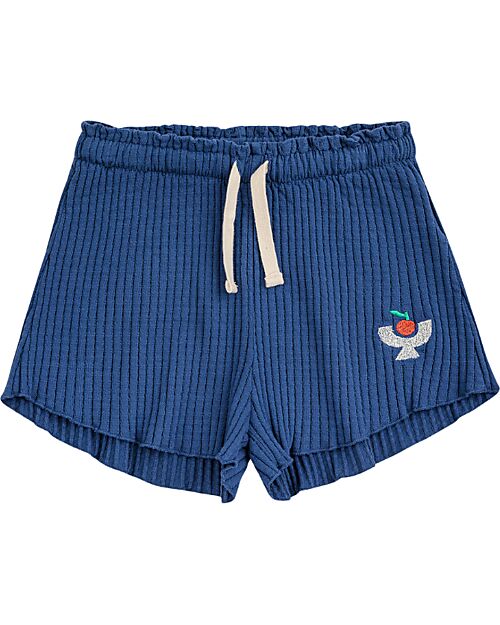 Bobo Choses Pantaloncini Corti Tomato Plate - Blu - Cotone Bio Pantaloni Corti