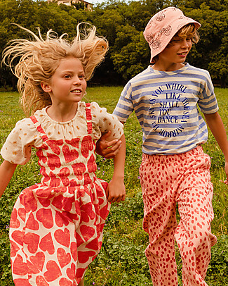 Bobo Choses Pantaloni Baggy Impronte - Ultra-Comodi! Pantaloni Lunghi