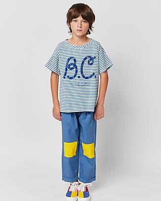 Bobo Choses Pantaloni Chino - Blu - 100% Cotone Organico Pantaloni Lunghi