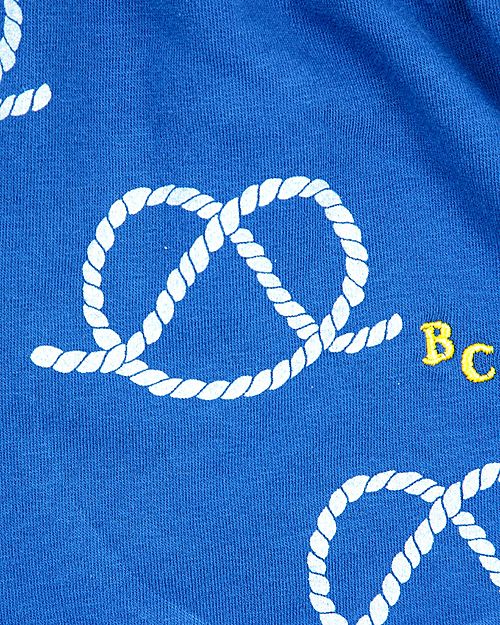Bobo Choses Pantaloni Corti Marinaio - Blu - Cotone Organico Pantaloni Corti