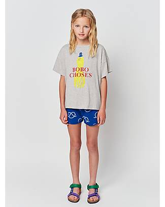 Bobo Choses Pantaloni Corti Marinaio - Blu - Cotone Organico Pantaloni Corti
