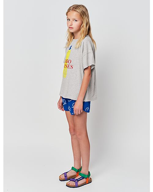Bobo Choses Pantaloni Corti Marinaio - Blu - Cotone Organico Pantaloni Corti