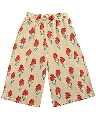 Bobo Choses Pantaloni Culotte - Petunia All Over - 100% Cotone Bio Pantaloni Lunghi
