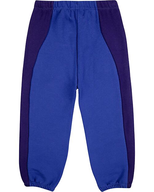 Bobo Choses Pantaloni da Tuta Color Block - Blu - Cotone Pantaloni Lunghi
