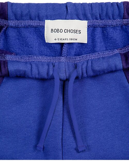 Bobo Choses Pantaloni da Tuta Color Block - Blu - Cotone Pantaloni Lunghi