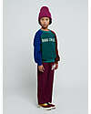 Bobo Choses Pantaloni da Tuta - con Logo - Bordeaux - 100% Tessuto Lyocell Pantaloni Lunghi