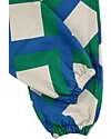Bobo Choses Pantaloni da Tuta - Panna - Quadri Verde e Blu - con Coulisse - 100% Cotone Pantaloni Lunghi