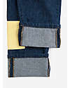 Bobo Choses Pantaloni Denim Color Block - Navy Blu - Cotone Jeans