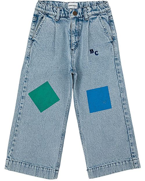 Bobo Choses Pantaloni Denim - Geometric Colors - Cotone Riciclato! Jeans