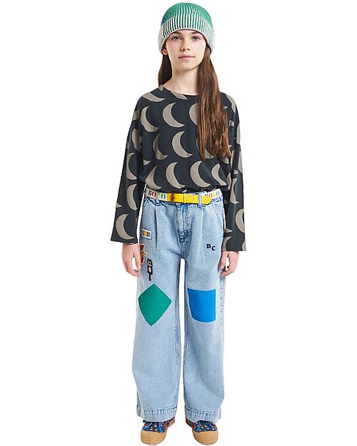 Bobo Choses Pantaloni Denim - Geometric Colors - Cotone Riciclato! Jeans
