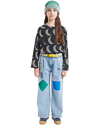 Bobo Choses Pantaloni Denim - Geometric Colors - Cotone Riciclato! Jeans