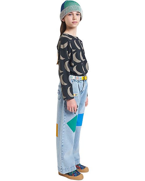 Bobo Choses Pantaloni Denim - Geometric Colors - Cotone Riciclato! Jeans