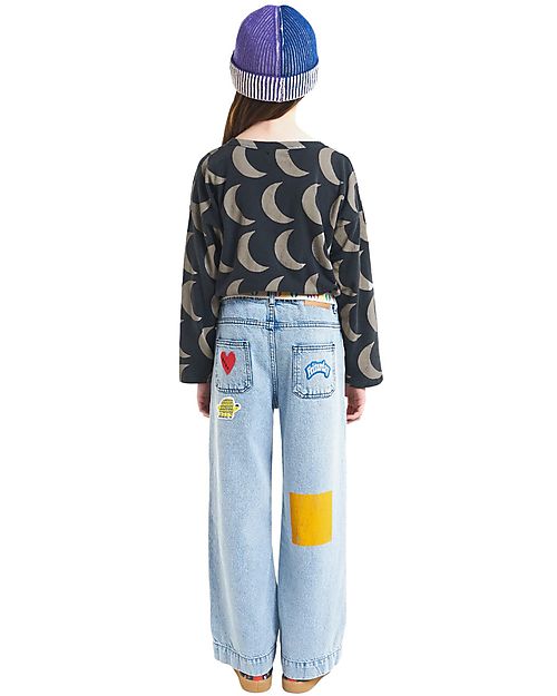 Bobo Choses Pantaloni Denim - Geometric Colors - Cotone Riciclato! Jeans