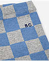 Bobo Choses Pantaloni Leggings - Scacchi Blu Grigio - 100% Cotone Bio Leggings