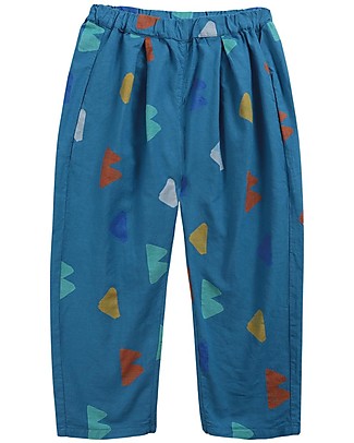 Bobo Choses Pantaloni Lunghi - B C All Over - 100% Cotone Bio Pantaloni Lunghi
