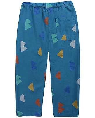 Bobo Choses Pantaloni Lunghi - B C All Over - 100% Cotone Bio Pantaloni Lunghi