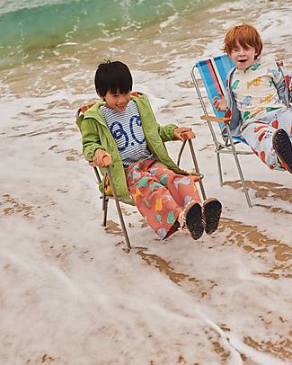 Bobo Choses Pantaloni Lunghi Pesci Multicolore - Marrone - 100% Cotone Organico Pantaloni Lunghi
