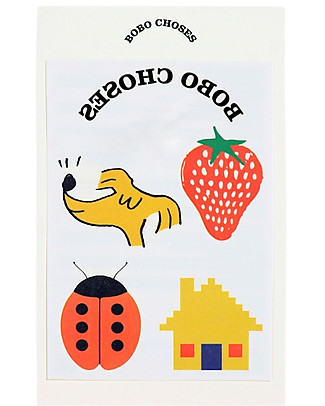 Bobo Choses Set 4 Tatuaggi Temporanei - I'm A Poet Tatuaggi da Bambini