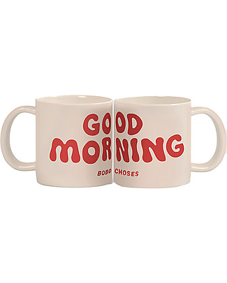 Bobo Choses Set da 2 tazze per la colazione - Good Morning 100% Porcellana Tazze e Bicchieri