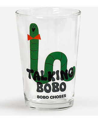 Bobo Choses Set da 4 bicchieri Talking Bobo - 100% Vetro Set Pappa