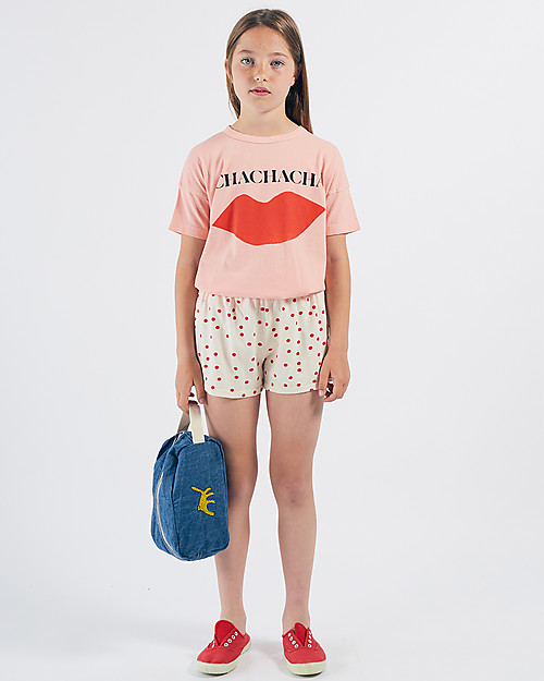 Bobo Choses Shorts di Jersey a Pois - Cotone Bio Elasticizzato Pantaloni Corti