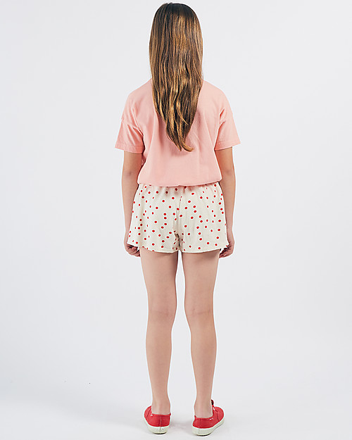 Bobo Choses Shorts di Jersey a Pois - Cotone Bio Elasticizzato Pantaloni Corti